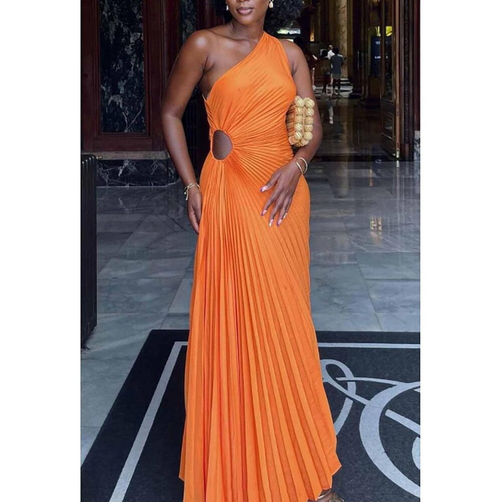 Women's Polyester Elastane One Shoulder Sleeveles… - image 3